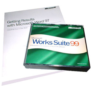 Microsoft Works Suite 99 CD Version w COA OEM